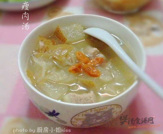 银耳雪梨炖瘦肉汤的做法