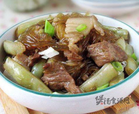 猪肉芸豆炖粉条的做法