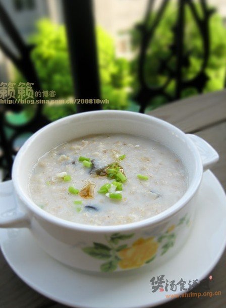 海参燕麦粥的做法