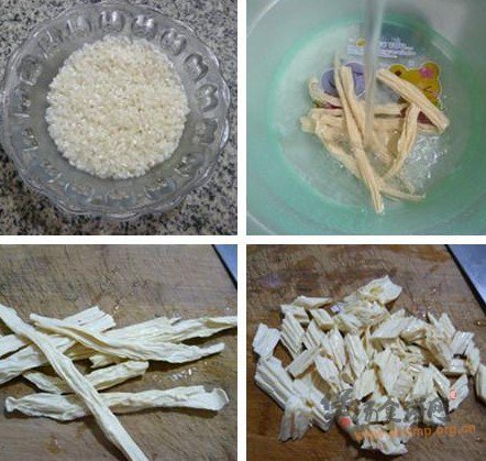 腐竹咸肉大米粥的做法