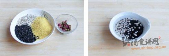 玫瑰薏米粥的做法