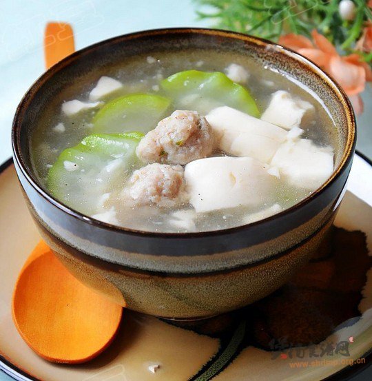 瓠瓜豆腐肉圆汤的做法