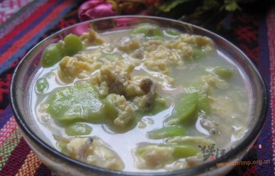 蚕豆海蜒蛋汤的做法