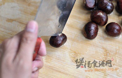 鸡丝栗子粥的做法