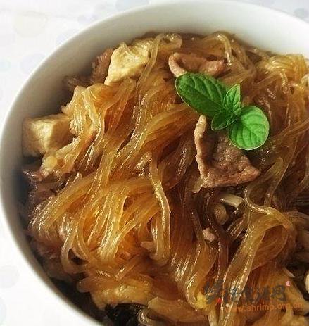 萝卜豆腐炖粉条的做法