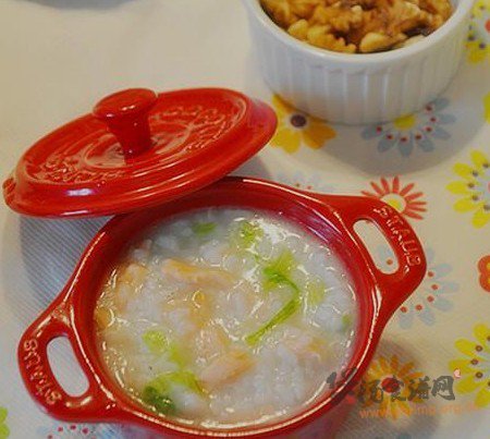 三文鱼生菜粥的做法