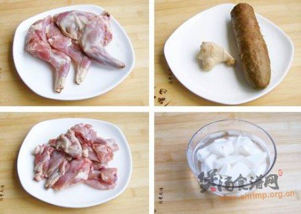 山药兔肉汤的做法