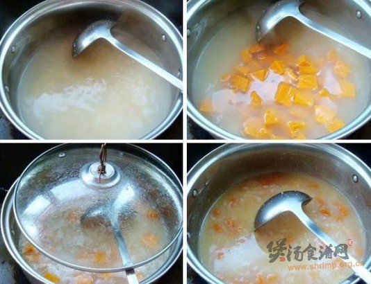 南瓜米粉粥的做法