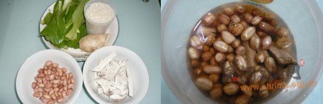 山芋干菜粥的做法