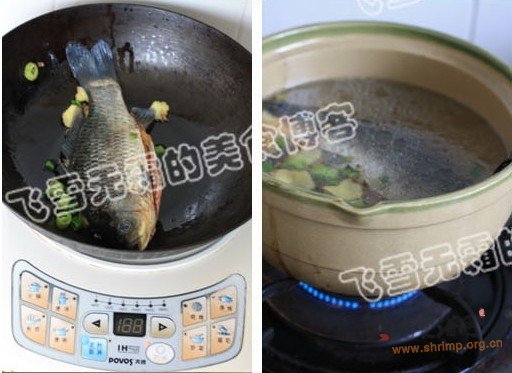 沙锅鲫鱼蚕豆汤的做法