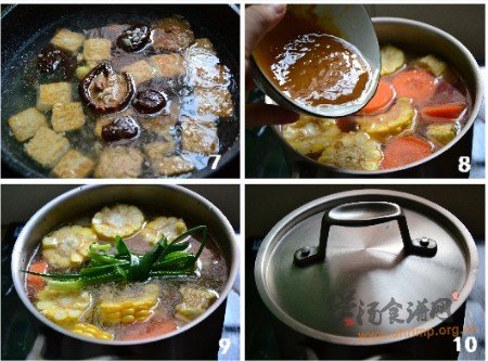 黄豆酱豆腐汤的做法