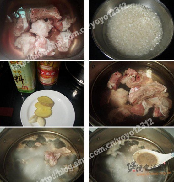 肉骨头粥的做法