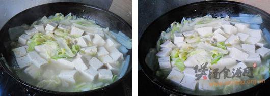 大白菜炖豆腐的做法