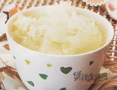 银耳冬瓜汤的做法