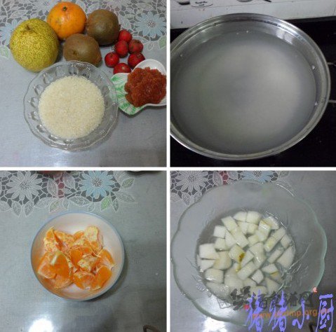 缤纷山楂粥的做法