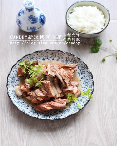 腐乳炖排骨的做法