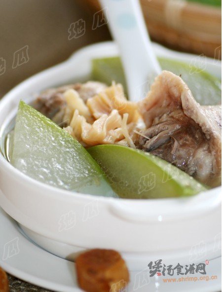 瑶柱冬瓜煲鸭汤的做法