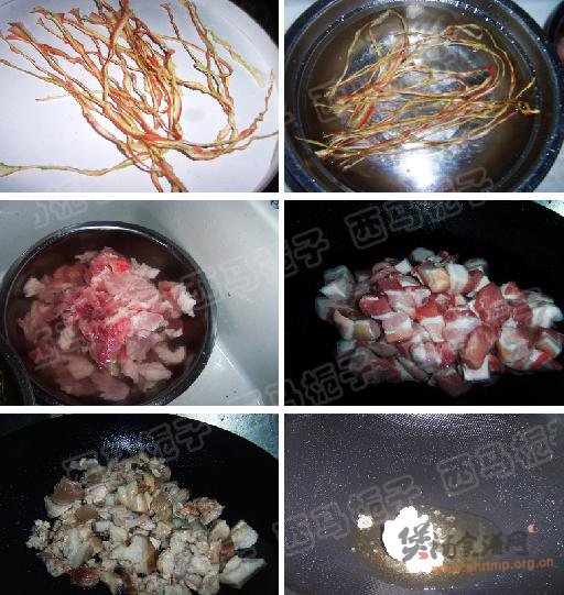 五花肉炖西瓜皮的做法