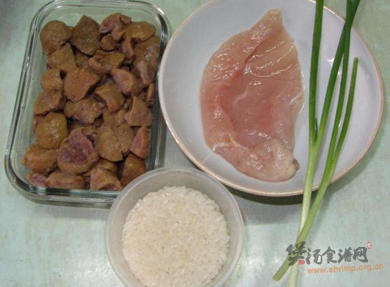 鸡丝板栗粥的做法