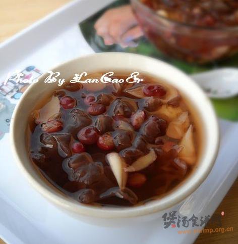 百合银耳红豆羹的做法