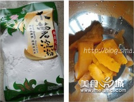 紫薯圆南瓜圆甜汤的做法