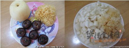 雪梨银耳马蹄爽的做法