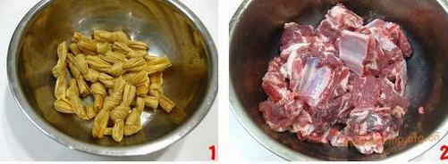 排骨炖豆腐扣的做法
