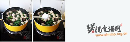 菠菜肉丸子汤的做法