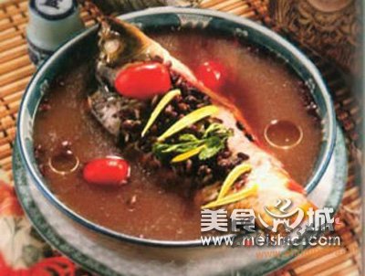 (2)赤小豆鲤鱼汤的做法