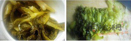 (图)酸菜猪血汤的做法