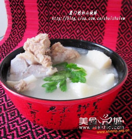 (图)山药排骨汤的做法