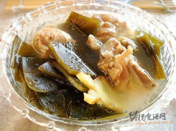 海带炖猪骨的做法