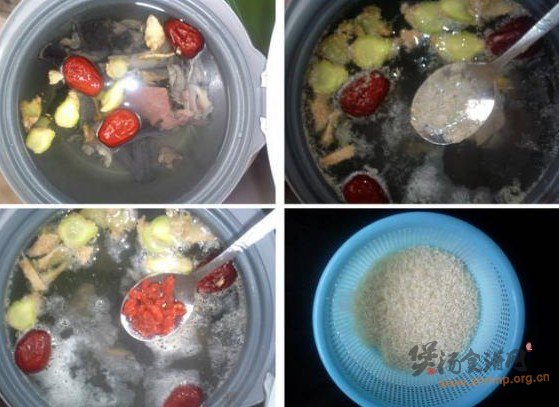 乌鸡粥的做法