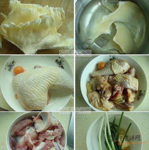 浓汤鸡煲翅的做法