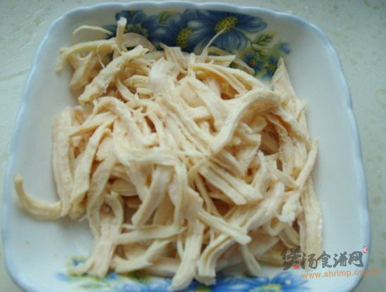 栗子鸡丝粥的做法
