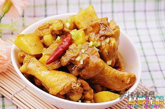 咖喱土豆炖翅根的做法