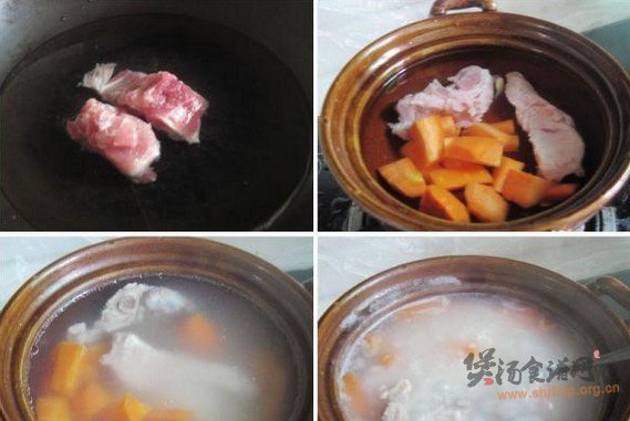 红萝卜猪骨粥的做法