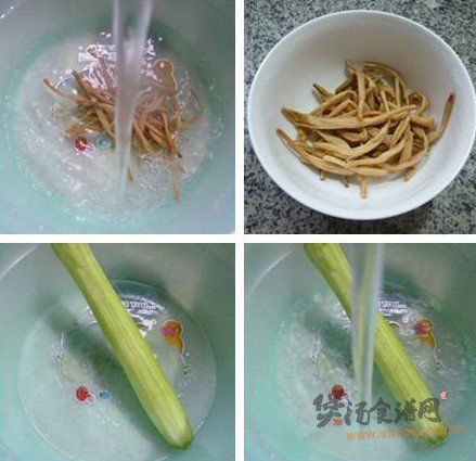 黄花菜肉丸子夜开花汤的做法