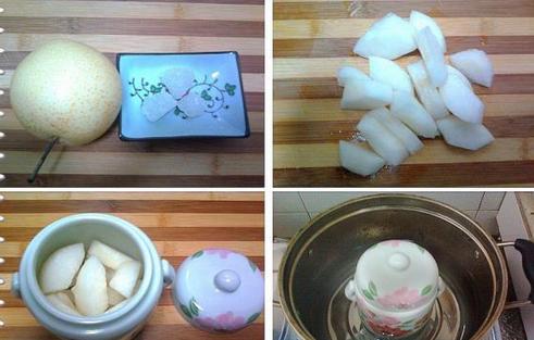 冰糖炖梨的做法