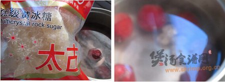 桂花杨梅汤的做法
