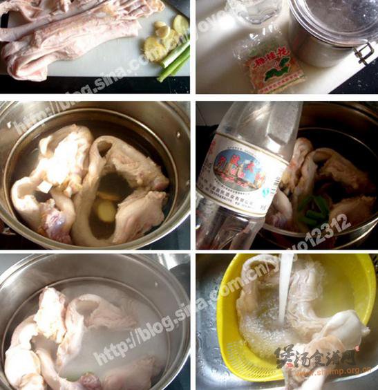 桂花冰糖炖牛筋的做法