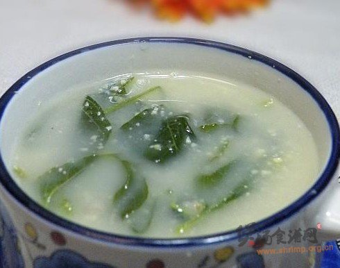 野苋菜咸粥的做法