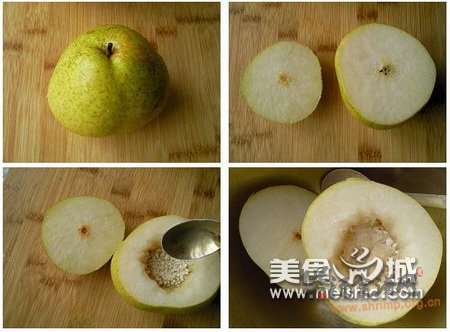 (图)冰糖川贝炖雪梨的做法