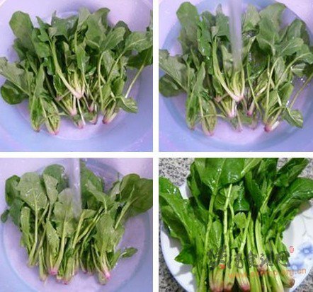 香菇鸡肉丸菠菜汤的做法