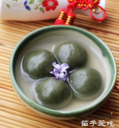 绿茶八宝汤圆的做法