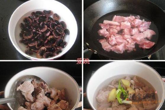花腰豆炖排骨的做法