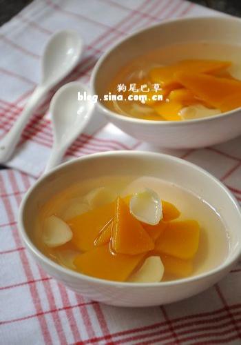 南瓜百合甜汤的做法