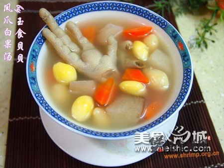 凤爪白果汤的做法