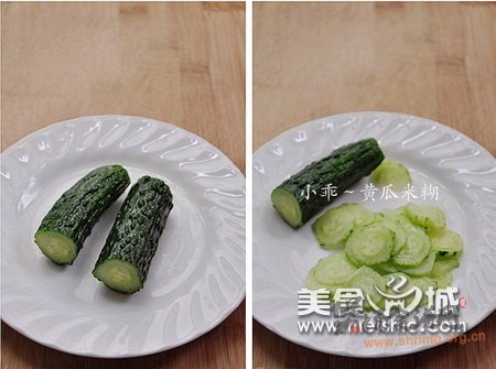 黄瓜米糊的做法