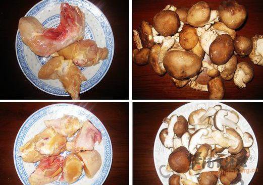 香菇炖鸡翅的做法
